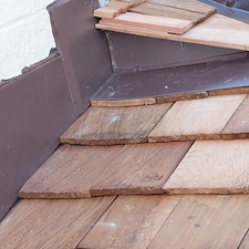 Cedar Shake Roof Leak & Drywall Repair 29