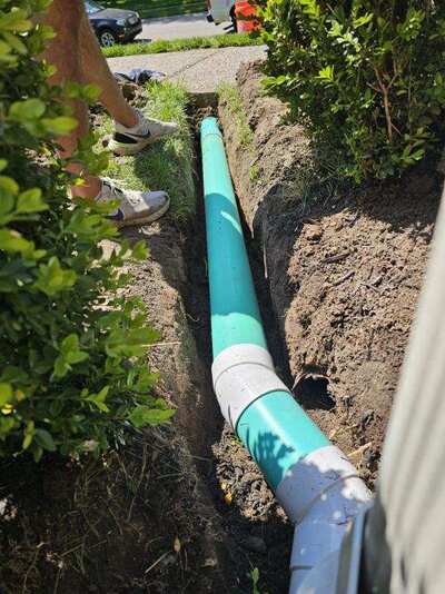 Install New PVC Underground Downspout Drain Lines In Carmel, IN Thumbnail
