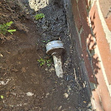 Install New PVC Underground Downspout Drain Lines In Carmel, IN 1