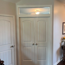 Interior-french-door-with-transom-install-to-close-off-for-an-office-space-in-Zionsville-Indiana 2