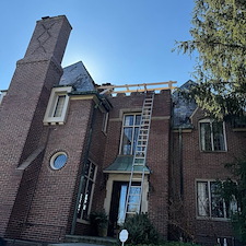 Slate Roof Repair, Copper Flashing Repair, Exterior Trim Painting 0